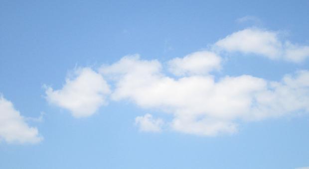 Blue sky with cloud - Free Stock Photo