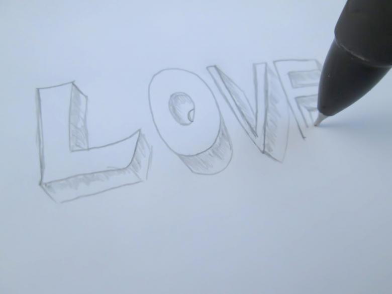 Free stock image of LOVE created by Galayanee