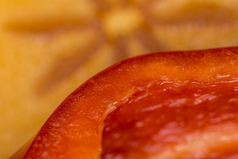Free stock image of Red Pepper Closeup created by François