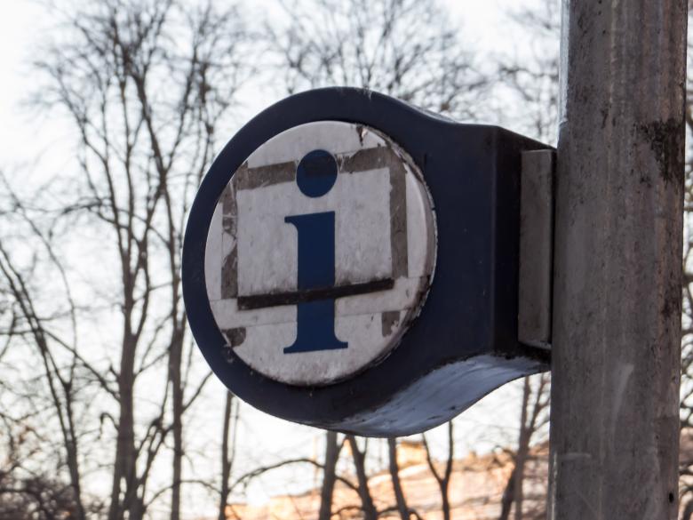 Free stock image of Info center sign created by Janis Urtans