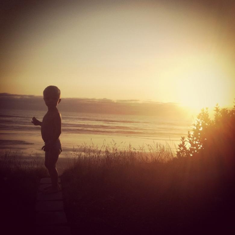 Free stock image of Sunset with Young Boy created by Tonia Meyer