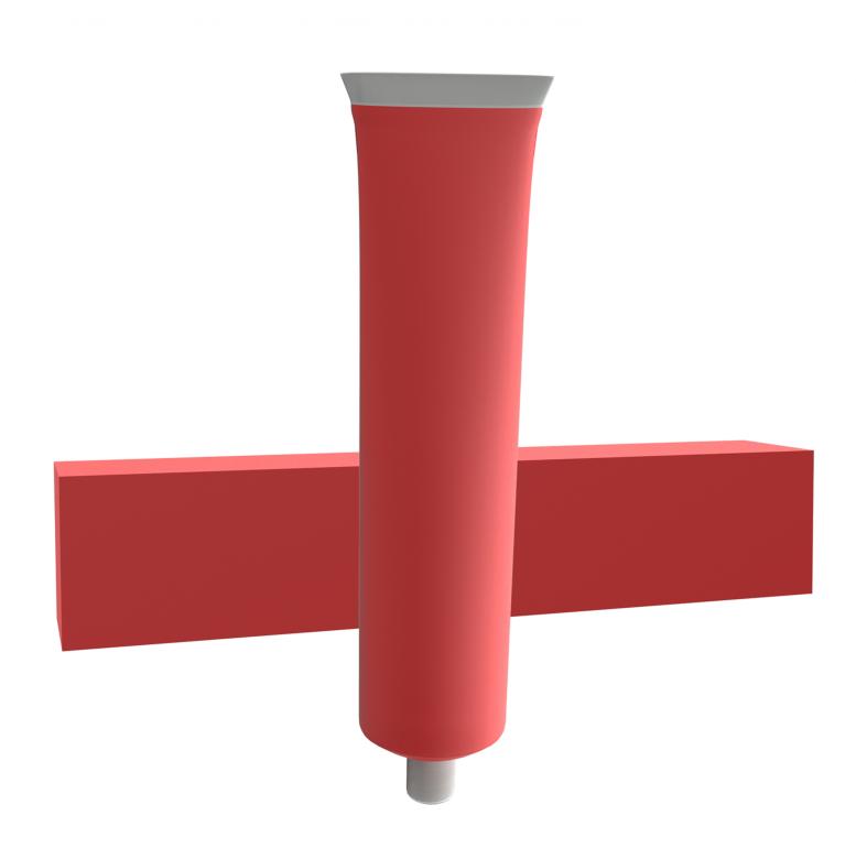 Free stock image of 3D toothpaste mockup red created by abhinav