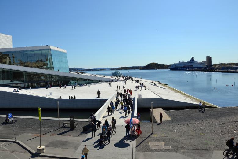 Free stock image of Oslo Opera House created by Tomas Adomaitis