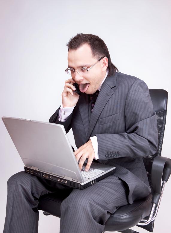 Free stock image of man with laptop created by 2happy
