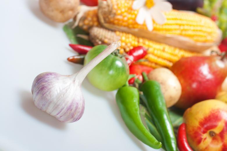 Free stock image of Garlic and vegetables created by 2happy