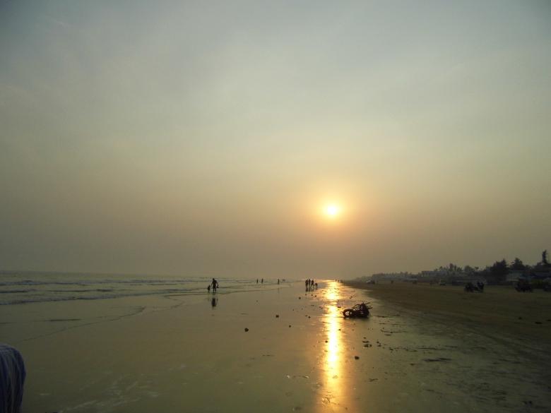 Free stock image of Sunset on the beach created by PHOTO LOVER