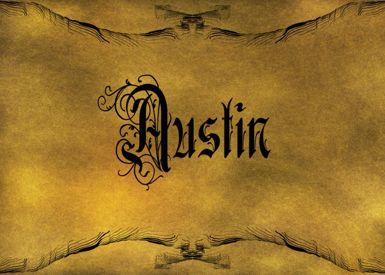 Free stock image of Old World Calligraphy created by George Cuda