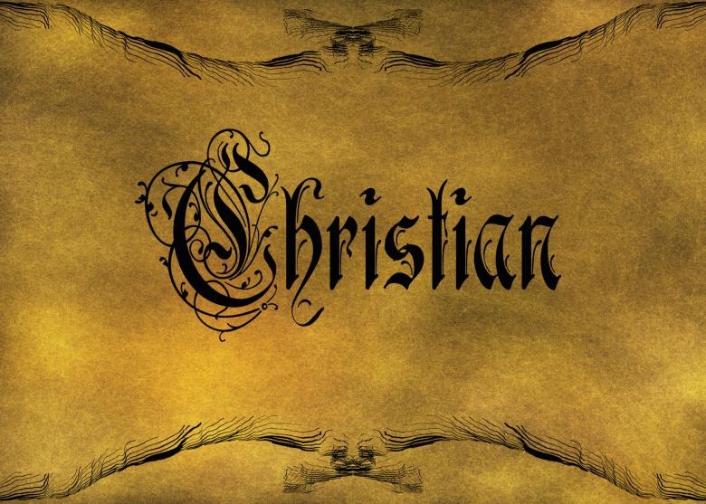 Free stock image of Old World Calligraphy created by George Cuda