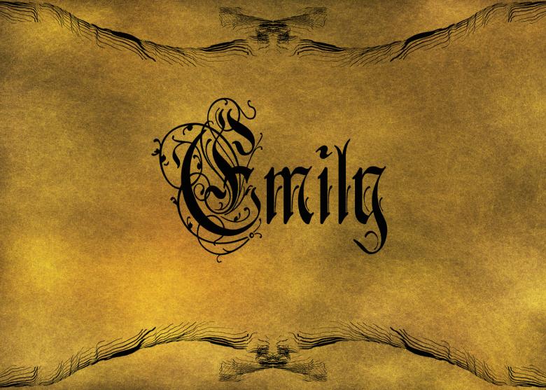 Free stock image of Old World Calligraphy created by George Cuda
