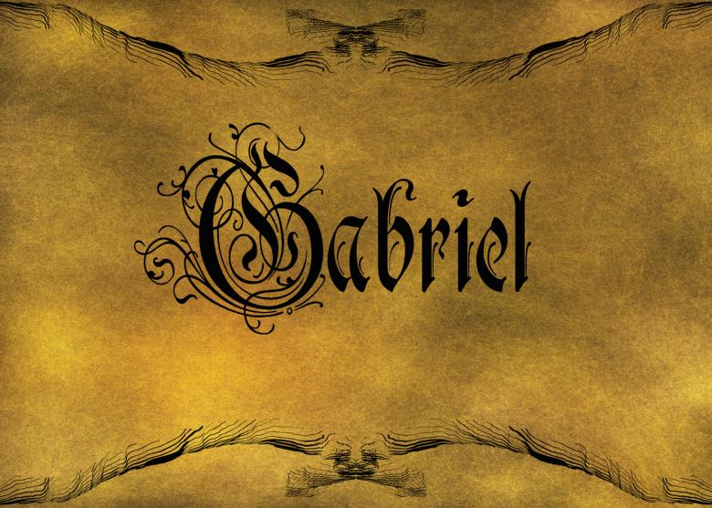 Free stock image of Old World Calligraphy created by George Cuda