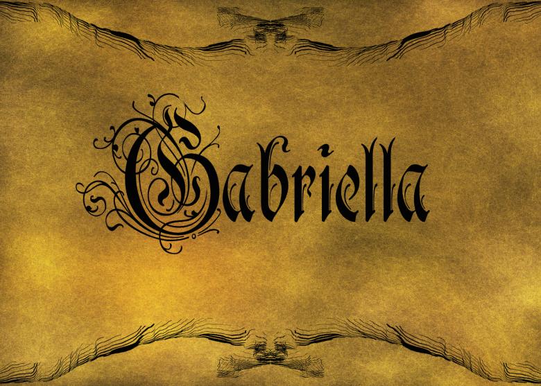 Free stock image of Old World Calligraphy created by George Cuda