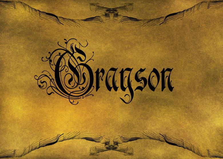 Free stock image of Old World Calligraphy created by George Cuda