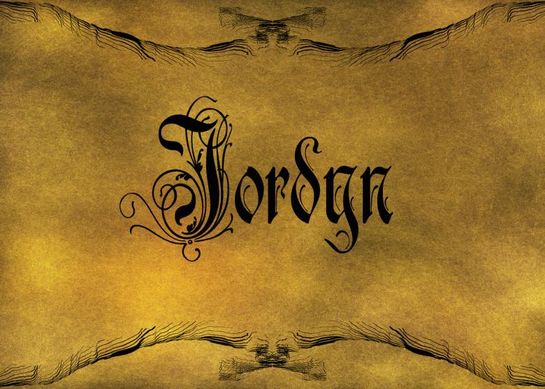 Free stock image of Old World Calligraphy created by George Cuda