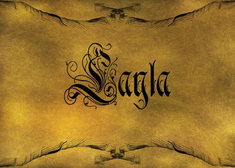 Free stock image of Old World Calligraphy created by George Cuda
