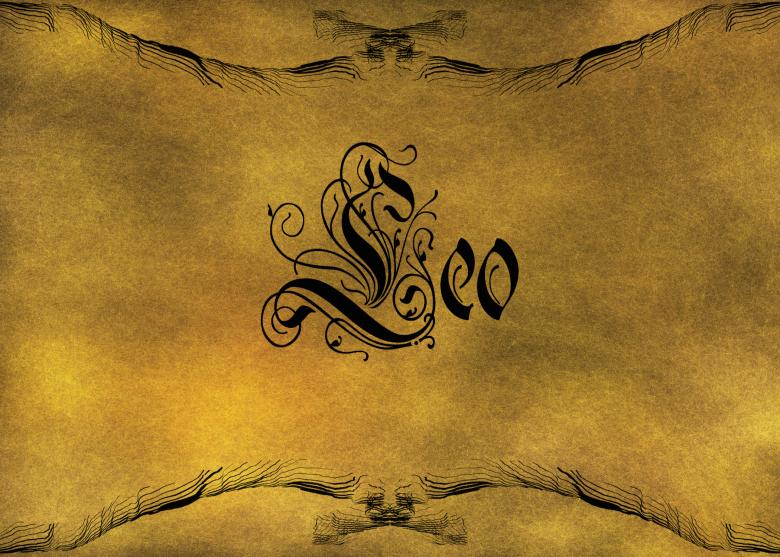 Free stock image of Old World Calligraphy created by George Cuda