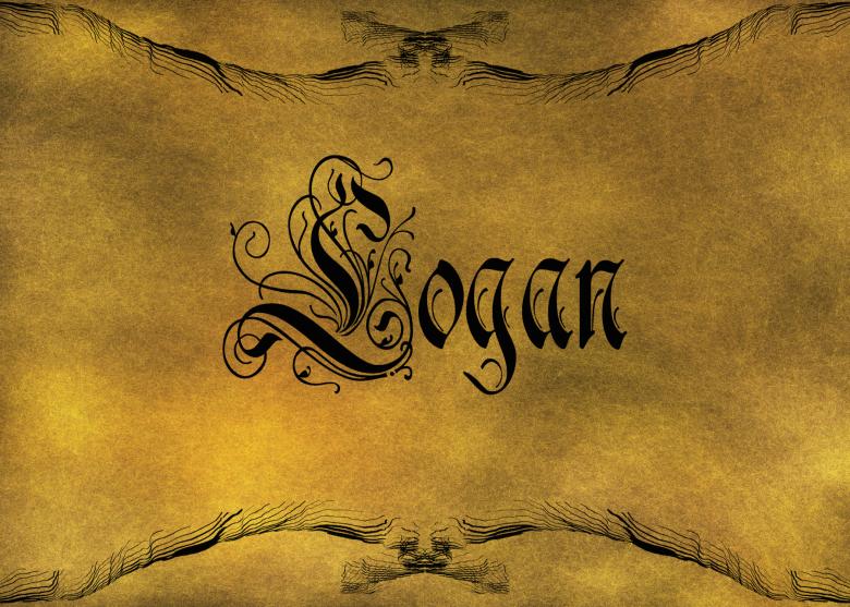 Free stock image of Old World Calligraphy created by George Cuda