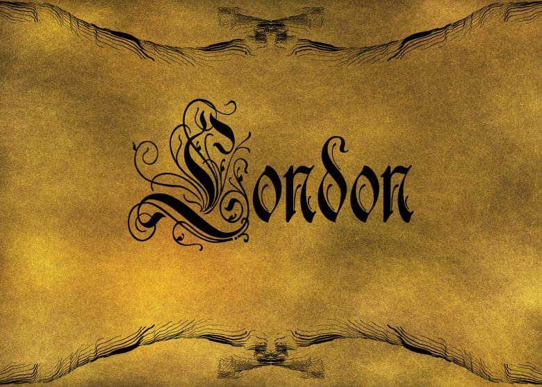 Free stock image of Old World Calligraphy created by George Cuda