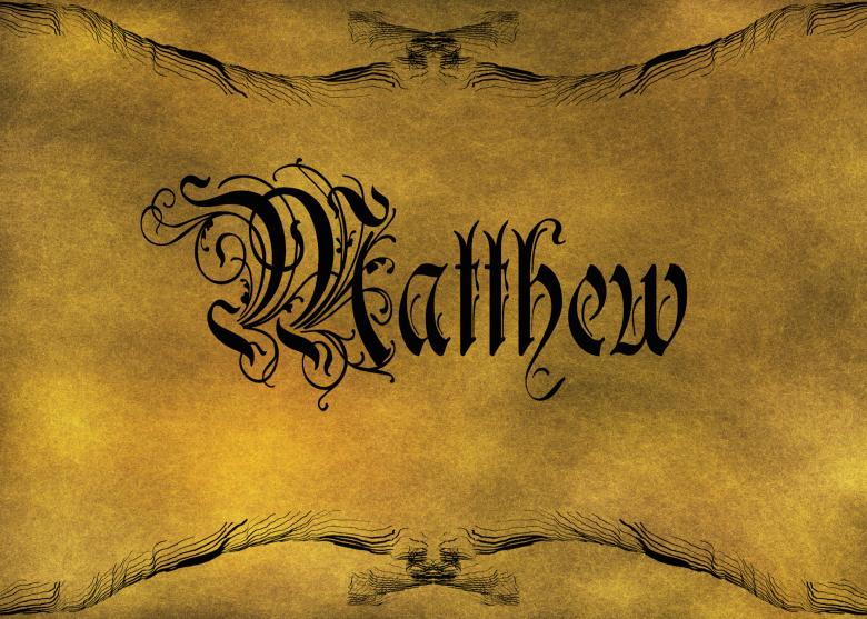 Free stock image of Old World Calligraphy created by George Cuda