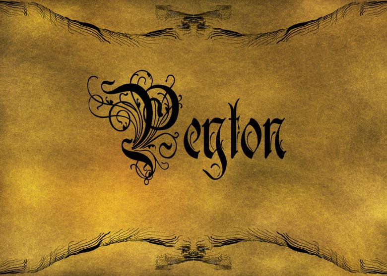 Free stock image of Old World Calligraphy created by George Cuda