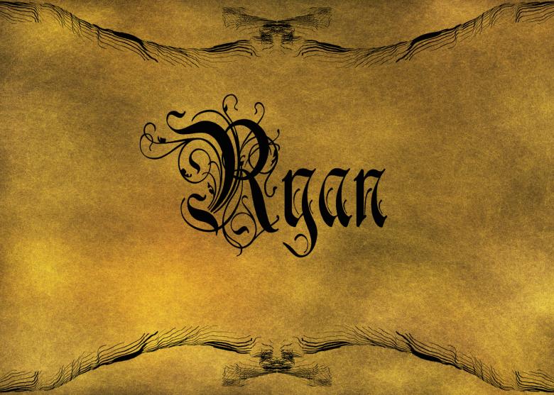 Free stock image of Old World Calligraphy created by George Cuda