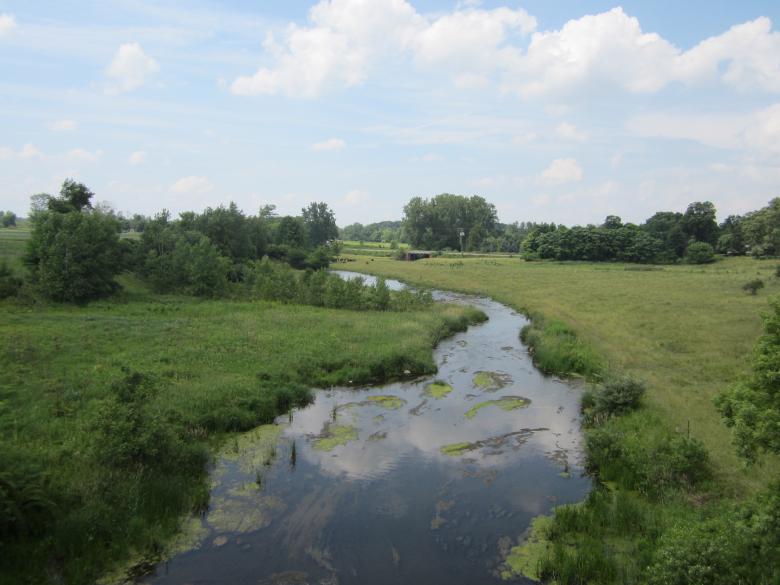Free stock image of Small River With Farm In The Distance created by Chet Brzezinski