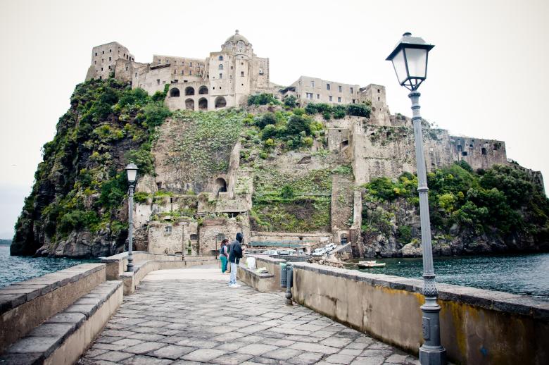 Free stock image of Medieval Aragonese castle, Ischia created by Luka