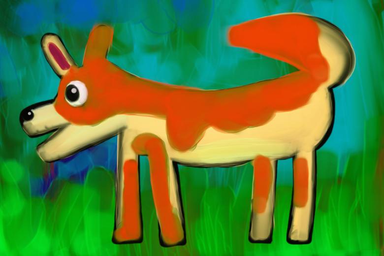 Free stock image of Painted Dog Cartoon created by Prawny
