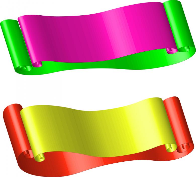 Free stock image of 3d Banners created by Prawny