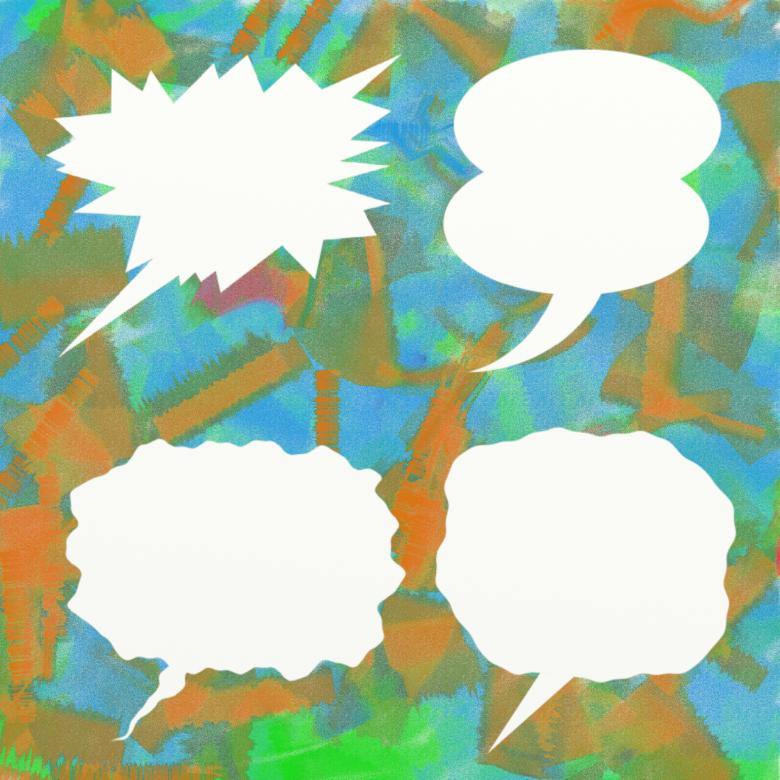 Free stock image of Comic Word Balloons created by Prawny