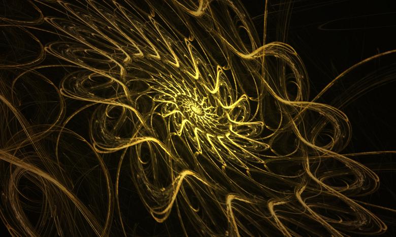 Free stock image of Fractal spinning light created by Alen