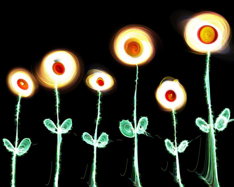 Free stock image of Digital Flowers created by Prawny