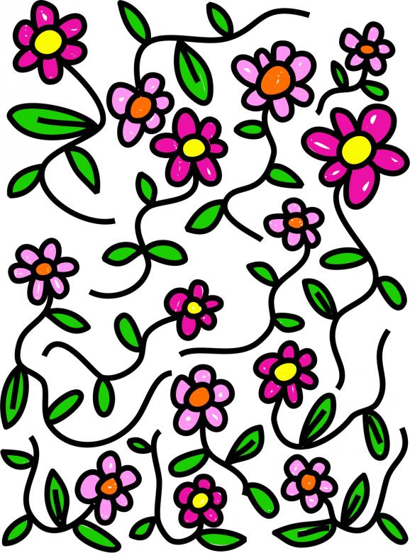 Free stock image of Whimsical Flowers created by Prawny