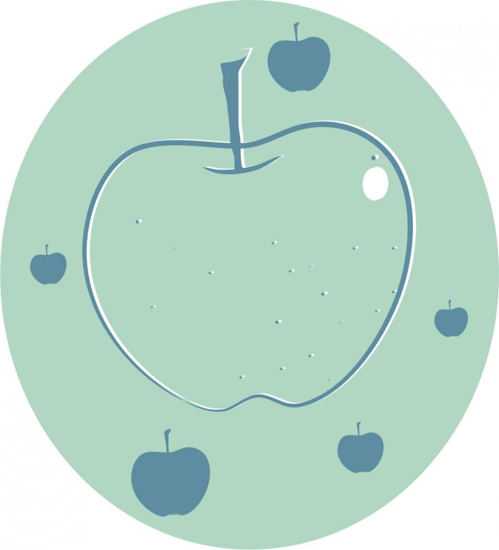 Free stock image of Apple Clipart created by Prawny