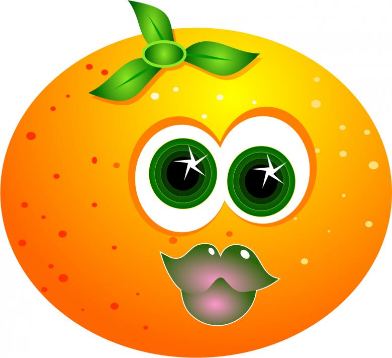 Free stock image of Cartoon Orange Clipart created by Prawny