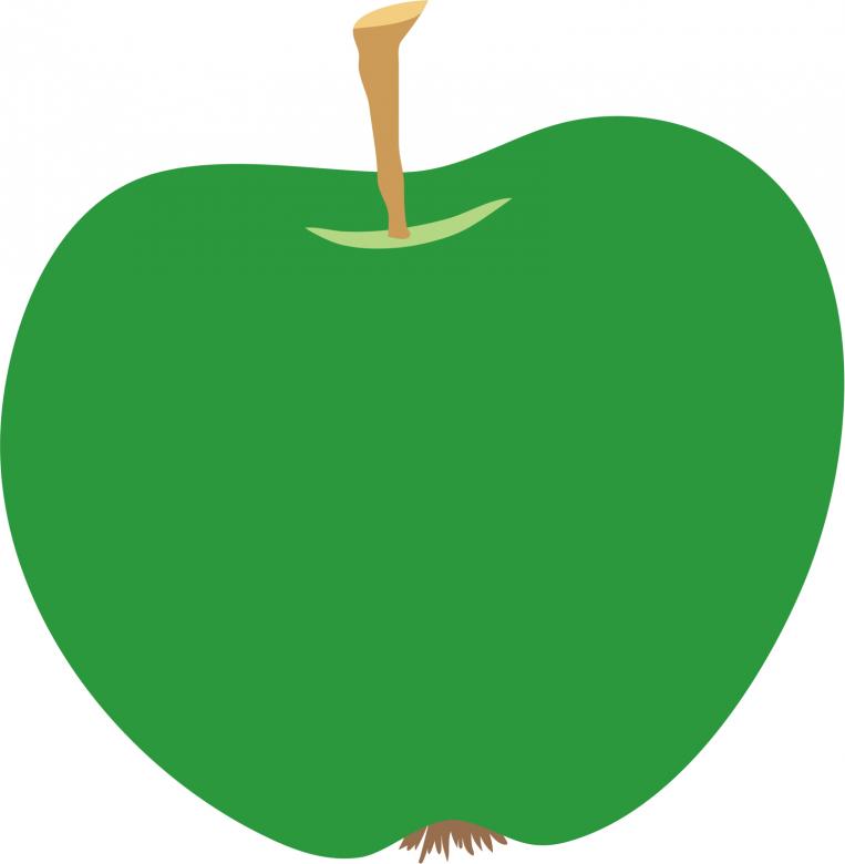 Free stock image of Green Apple Clipart created by Prawny