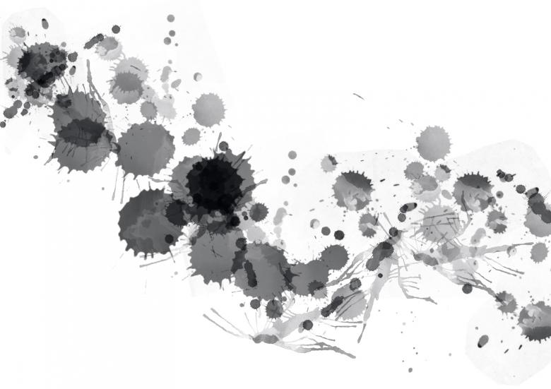 Free stock image of Black Paint Splats created by Prawny