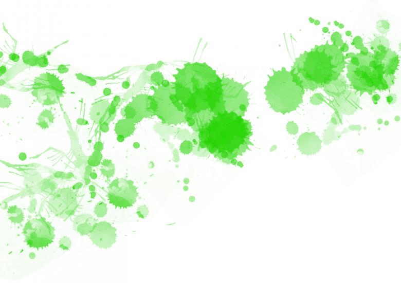 Free stock image of Green Paint Splats created by Prawny
