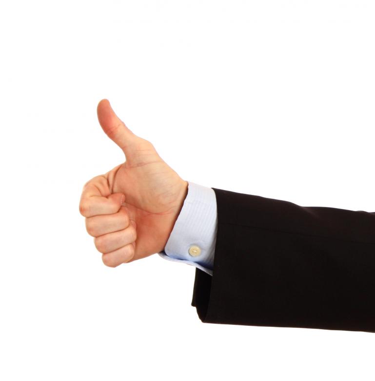 Free stock image of Thumbs Up created by Benjamin Miller
