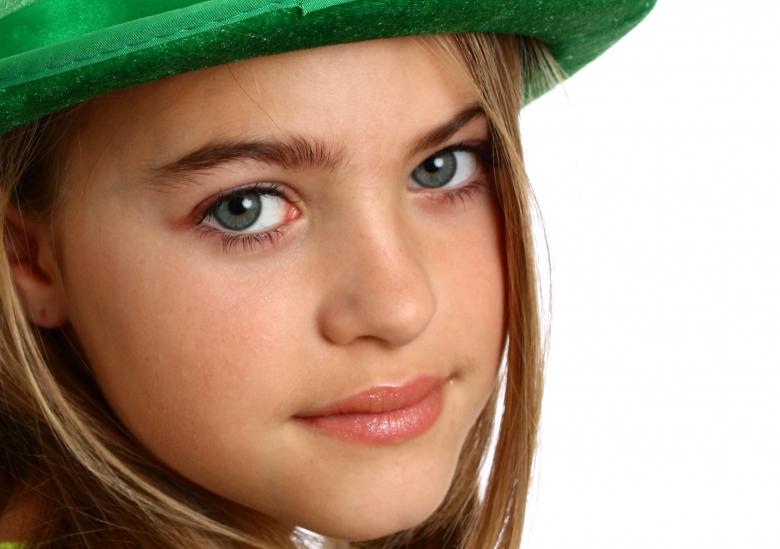 Free stock image of Young girl dressed for Saint Patrick's D created by Benjamin Miller