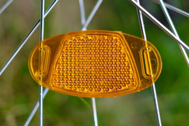 Free stock image of Bicycle reflector created by Mikhail