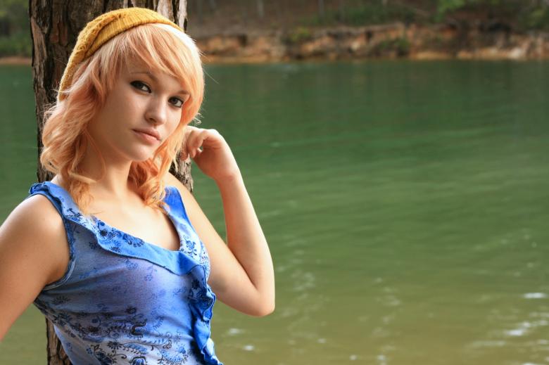 Free stock image of A beautiful young woman posing created by Benjamin Miller