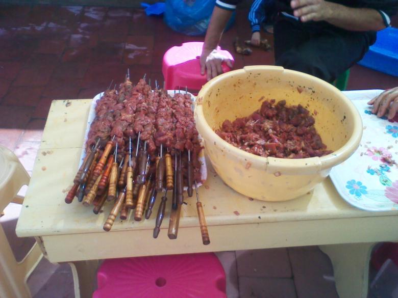 Free stock image of moroccan skewers created by chakomajaw