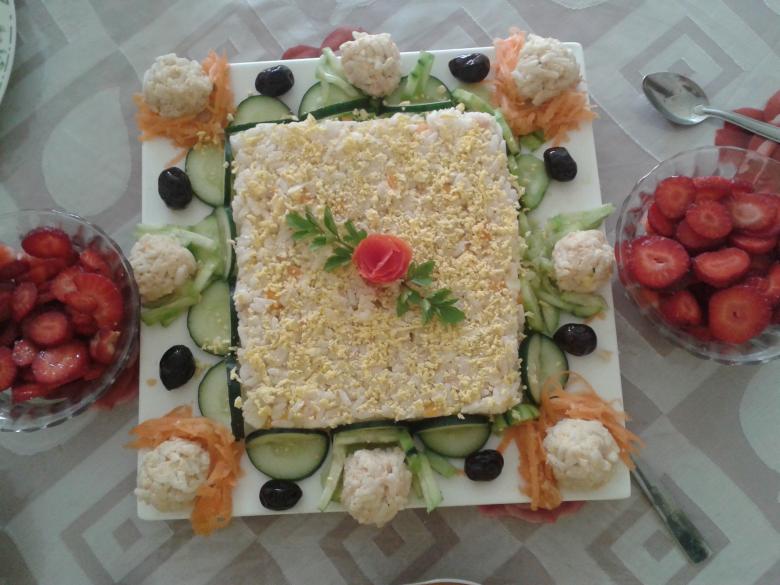 Free stock image of rice salad created by chakomajaw