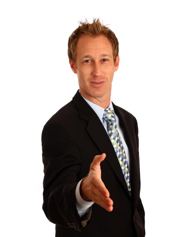 Free stock image of A young businessman extending his hand created by Benjamin Miller
