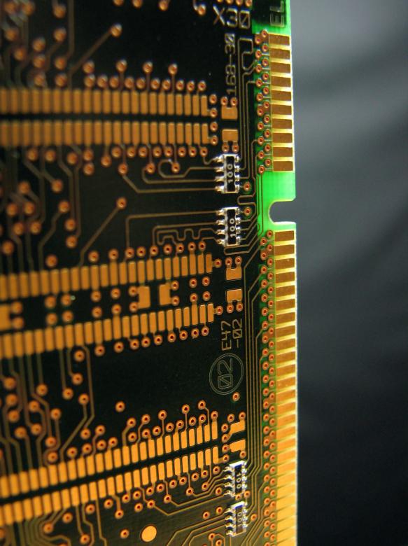Free stock image of Closeup of a computer memory card created by Benjamin Miller