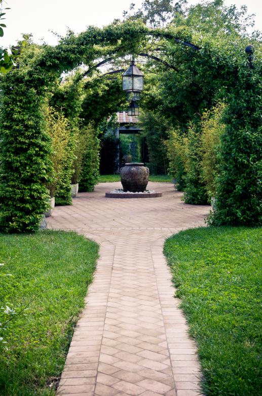 Free stock image of Beautiful garden arches and path  created by Luka