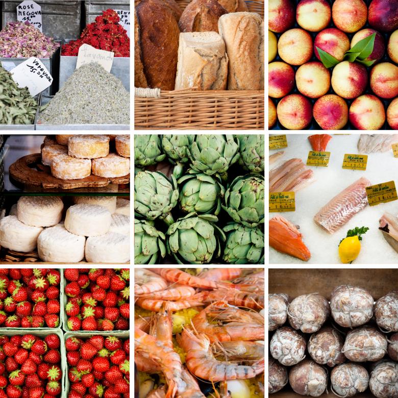 Free stock image of Market food collage created by Luka