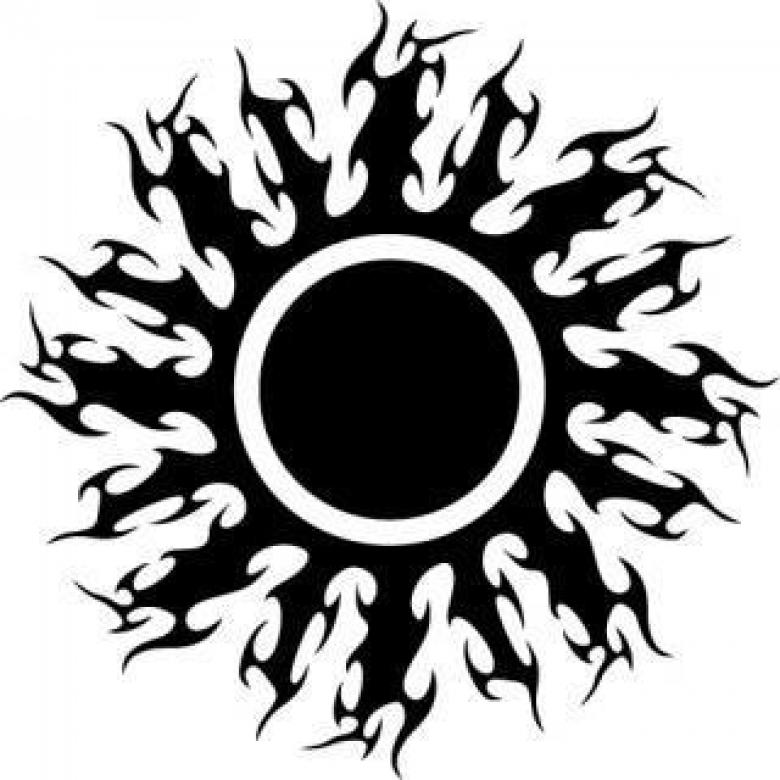 Free stock image of Sun tribal created by guppylover