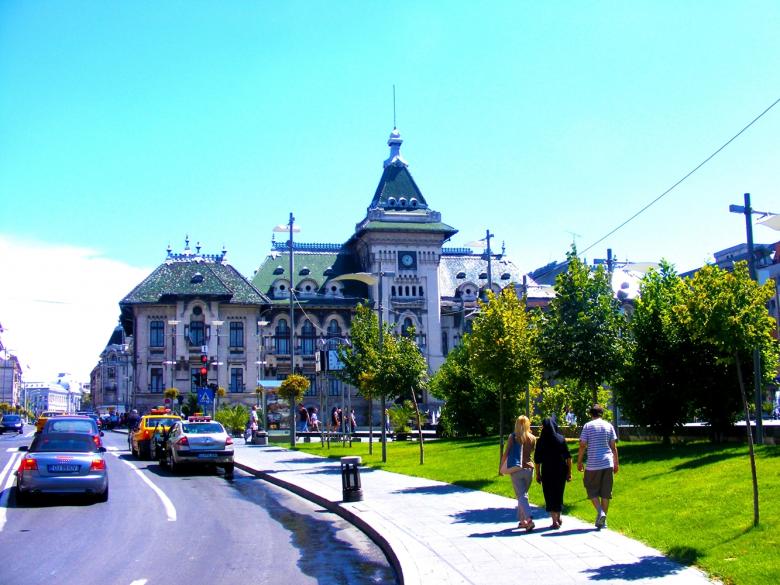 Free stock image of A street in Craiova created by Shaggy