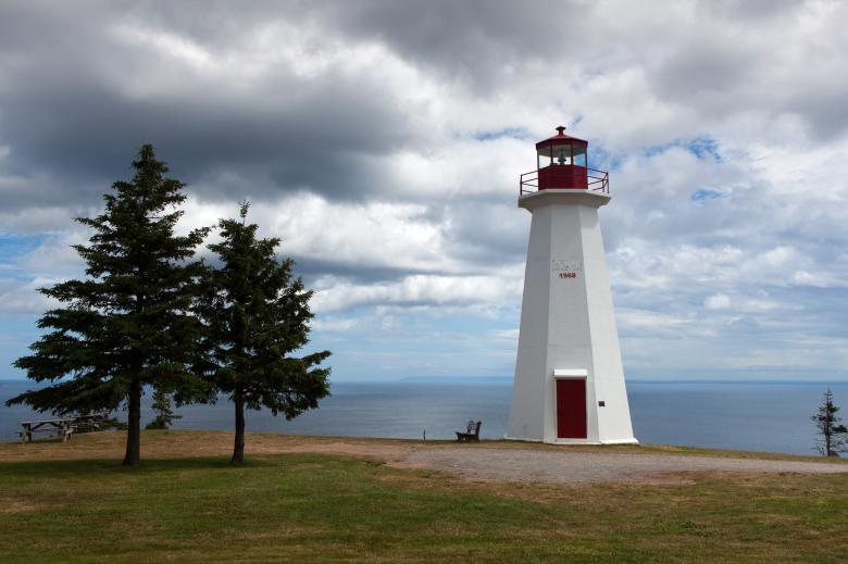 Free stock image of Lighthouse in Atlantic Canada created by Geoffrey Whiteway